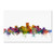 Richmond Virginia Skyline by Michael Tompsett, 12x19-Inch Canvas Wall Art