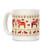 LookHUMAN Dala Horse Pattern White 11 Ounce Ceramic Coffee Mug
