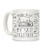LookHUMAN Trying To Get My Shit Together White 11 Ounce Ceramic Coffee Mug