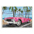 Stupell Industries Abstract Car Collage Modern Design Wall Plaque, 10 x 15, Multi-Color