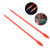 LED Knitting Needles, 1 Pair Single Point Straight Light Up Knitting Needles Knit Tool Accessory (Light Orange-NO.8(5MM))