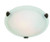 Artcraft Lighting Clip Flush Large Round Flush Mount Light, Brushed Nickel