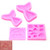 EDOBLUE Silicone Mermaid Tail Mold Fondant Seashell Candy Mold for Decorating Cakes, Chocolate