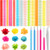 258 Pieces Paper Quilling Flower Strips Set Includes DIY Flowers Petal Quilling Paper Rolling Curling Quilling Needle Pen Tweezers Tool for Handmade Art Crafts (14 Types, 9 Colors)
