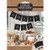 Amscan 120275 Party Supplies Customizable Chalkboard Paper Pennant Banner 15ft Multi Color