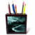 3dRose ph_26352_1 Vintage Adams The Tetons and The Snake River-Tile Pen Holder, 5-Inch