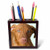 3dRose ph_48744_1 Vizsla Puppy-Tile Pen Holder, 5-Inch