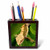 3dRose ph_84105_1 New Caledonian Crested Gecko Lizard - NA02 MPR0086 - Maresa Pryor - Tile Pen Holder, 5-Inch