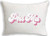 Phi Mu Sorority Retro Throw Pillow