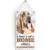 Meijiafei A House is Not A Home Without A Bloodhound - Dog Sign/Plaque for Bloodhound Lovers 10"x5"