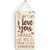 Meijiafei I Can't Say I Love You Enough So This is Your Little Reminder - Romantic Anniversary Valentines Day Sign 10" X 5"