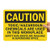 SmartSign "Caution - Toxic / Hazardous Chemicals Are Used In This Workplace, SDS Available" Label | 10" x 14" Laminated Vinyl