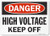 SmartSign Danger - High Voltage, Keep Off Label | 10" x 14" Laminated Vinyl