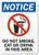 SmartSign "Notice - Do Not Smoke, Eat Or Drink In This Area" Label | 10" x 14" Laminated Vinyl