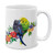 MUGBREW Budgie Parakeet Birds Ceramic Coffee Mug Tea Cup, 11 OZ