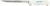Sofgrip SG133-7-PCP 7" Narrow Fillet Knife with Soft Rubber Grip Handle