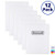 Dunwell Clear Plastic Sleeves (12 Pack), 8.5x11" Letter Size, Clear Poly Document Folders Transparent Plastic File Pockets, Poly Project Jacket, Plastic Document Sleeves, Archival Quality
