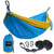 Kootek Camping Hammock Double & Single Portable Hammocks with 2 Tree Straps, Lightweight Nylon Parachute Hammocks for Backpacking, Travel, Beach, Backyard, Patio, Hiking
