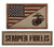 ELLEWIN USA Marine Corps USMC Patch Semper Fidelis Embroidery Patch Military Tactical Morale Badge Patch Hook and Loop