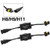 2Pcs H8 H9 H11 Anti Flicker Harness, Led Headlight Bulb Decoder Error Free Resistor Wiring Canbus Kit Canceler Resistor Decoders Adapter Flash Warning Capacitor (1 Pair)