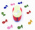 TECH-P Creative Life Multi-Pattern Hand Press Album Cards Paper Craft Punch,Card Scrapbooking Engraving Kid Cut DIY Handmade Hole Puncher,Mini Paper Craft Punch. (Music)
