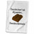 3D Rose Ask Silly QuestionsChocolate Understands Hand Towel, 15" x 22"