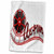 3D Rose Cinema Movie Reel and The Word Action in Red and White Hand Towel, 15" x 22"