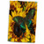 3D Rose Common Peacock Swallowtail Butterfly Hand Towel, 15" x 22"