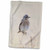 3D Rose Wyoming-Lincoln County-Female Mountain Bluebird Roosting On Bush Hand Towel, 15" x 22", Multicolor