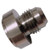 Steel AN Weld on Bung 6AN Male Flare Hose Fittting Adapter Weldable Steel End Nipple with Step