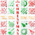 30Pcs Christmas Stencils Templates Christmas Drawing Templates Reusable Christmas Stencils for Painting on Wood Sign Holiday Reusable Plastic Christmas Word Stencils for Drawing Crafts Tree Wall Door