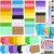 Bulk 48 Sets 16 Colors A7 Invitations Envelopes 5x7 Envelopes Self Seal with Blank 5x7 Flat and Folded Note Cards Colored Paper DIY Card Making for Wedding Shower Greeting Announcement Photo Mailing