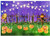 Allenjoy 7x5ft Thanksgiving Pumpkin Field Halloween Photography Backdrop Scarecrow Starry Sky Night Kids Wonderfall Birthday Decoration Banner Fall Party Background Photo Booth Props