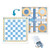 Melissa & Doug Wooden Chess and Pachisi - Blue