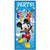 Unique Plastic Mickey Mouse Door Poster (1 Count), 60" x 27"