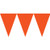 Paper Pennant Banner | Orange Peel | Party Decor