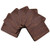 Estrend Wood Coasters for Drinks 6 Pieces Natural Wooden Coaster for Cold & Hot Drink square