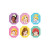 Disney Princess Gemstone Cupcake Rings Party Favors - 24 pcs