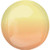 Anagram 16" Ombre Orbz-Yellow & Orange Foil Balloon, Multicolor