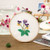 Cross Stitch Stamped Embroidery Kit - Eafior DIY Beginner Counted Starter Cross Stitch Kit for Art Craft Handy Sewing Including Color Pattern Embroidery Cloth,Embroidery Hoop,Color Threads,Tools Kit