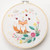 Cross Stitch Stamped Embroidery Kit - Eafior DIY Beginner Counted Starter Cross Stitch Kit for Art Craft Handy Sewing Including Color Pattern Embroidery Cloth,Embroidery Hoop,Color Threads,Tools Kit