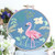 Cross Stitch Stamped Embroidery Kit - Eafior DIY Beginner Counted Starter Cross Stitch Kit for Art Craft Handy Sewing Including Color Pattern Embroidery Cloth,Embroidery Hoop,Color Threads,Tools Kit