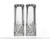 Godinger Dublin Salt & Pepper Shakers