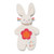 Baby GUND Flora The Bunny Activity Plush Blanket Lovey 11.5"