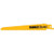 DEWALT DW4801 6-Inch 3 TPI Taper Back Bi-Metal Reciprocating Saw Blade (5-Pack)