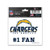 WinCraft NFL San Diego Chargers 95621010 Multi-Use Decal, 3" x 4"