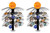 Beistle 53520 Solar System Cascade Centerpiece, 2 Piece, 18", Multicolored