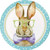Creative Converting Easter Bunny & Friends Paper Plates, 9", Multi-colored