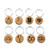 Wedding Wine Charms (20+ Unique Sets) Cork Wine Glass Charms - Set of 8 Wedding Theme Charms, Engagement/Wedding Gift for Wine Lover - Wine Accessories, Wine Glass Markers  Drink Identifiers Wedding Wine Charms (20+ Unique Sets) Cork Wine Glass Charms - Set of 8 Wedding Theme Charms, Engagement/Wedding Gift for Wine Lover - Wine Accessories, Wine Glass Markers  Drink Identifiers