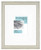 MCS Industries 63992 11x14 Inch Matted to 5x7 Inch, Gray Woodgrain Studio Gallery Frame, 11x14